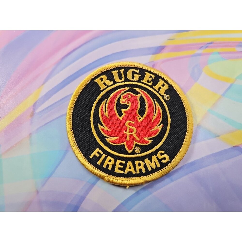 Vintage Ruger Firearms Black/Yellow Patch, 3''